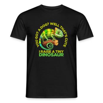 Tu as un chien bon, c’est mignon - T-shirt homme - noir - Devant - AI Model Male 178 light (178cm)