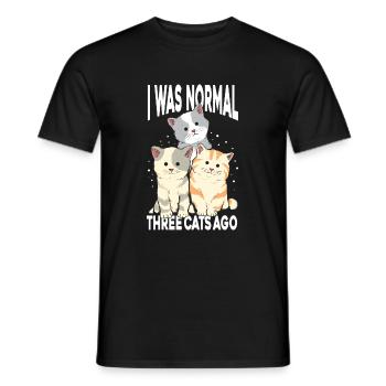 Ich War Normal - Männer T-Shirt - Schwarz - Vorne - AI Model Male 178 light (178cm)