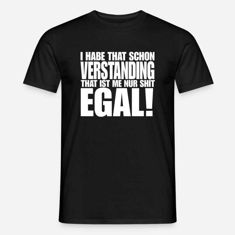 Egal - Männer T-Shirt - Schwarz