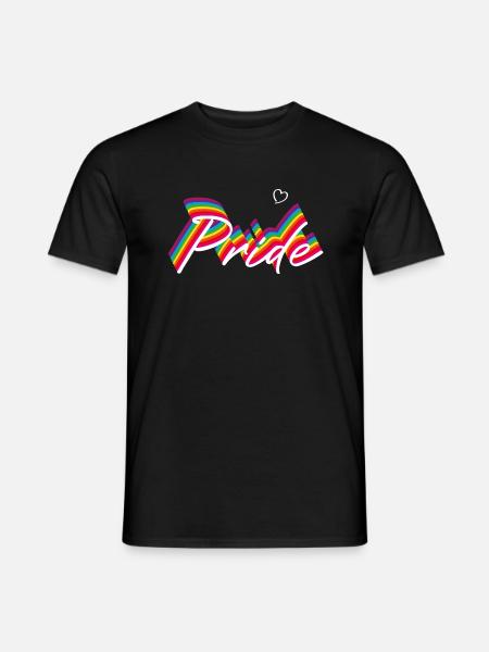 Rainbow Pride, gay, lesbian, lgbtq Shirt - Men's T-Shirt - black