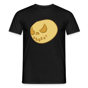 Gruseliger Mond - Männer T-Shirt - Schwarz - Vorne - AI Model Male 178 light (178cm)