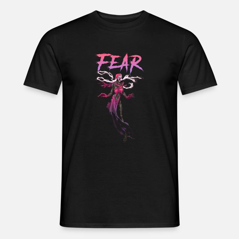 Fee der Angst - Männer T-Shirt - Schwarz