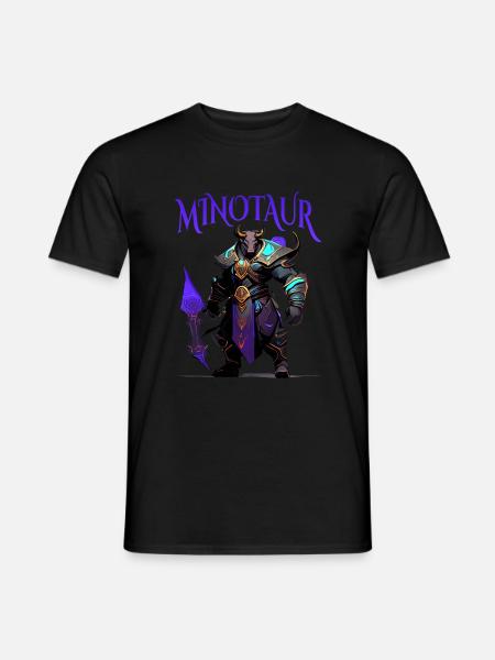Minotaurus - Männer T-Shirt - Schwarz