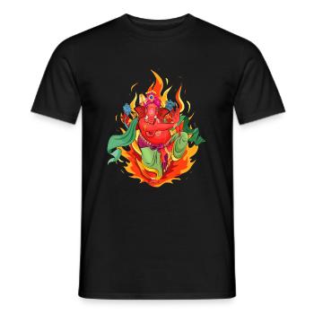 M. Ganesha - T-shirt homme - noir - Devant - AI Model Male 178 light (178cm)