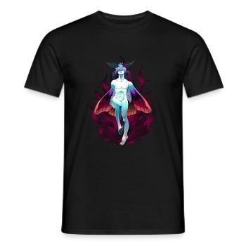 Moth Boy - Men's T-Shirt - black - Front - AI Model Male 178 light (178cm)