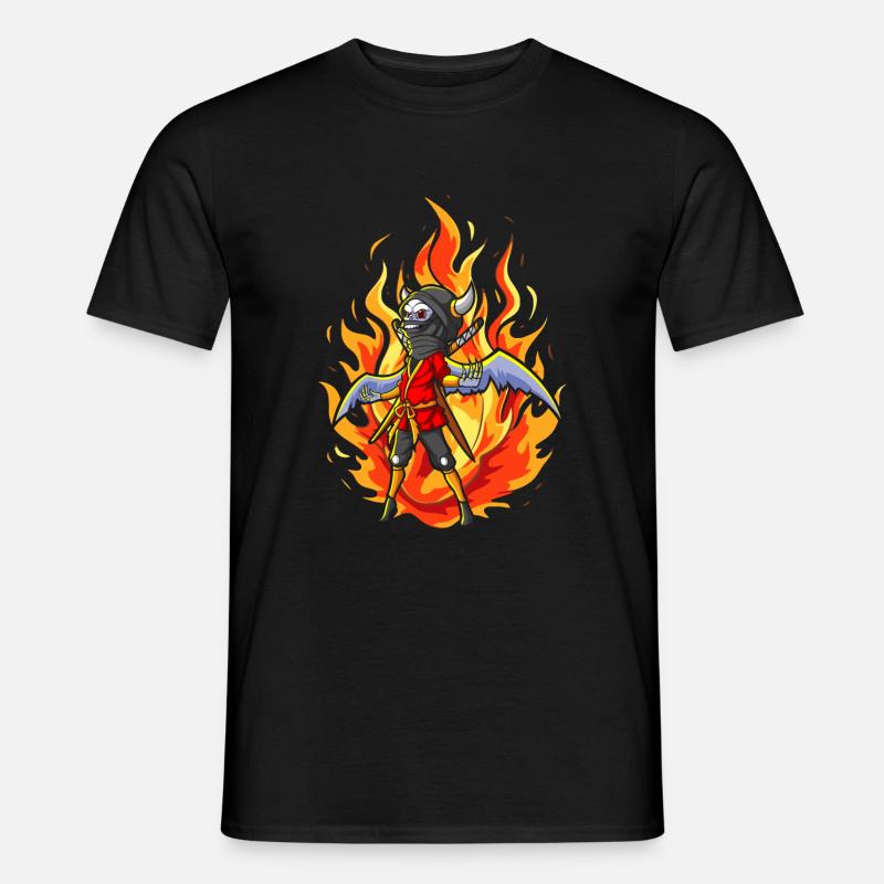 Le chevalier effrayant Grim - T-shirt homme - noir