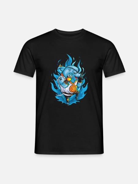 The Fighting Shark with the Iron Claw - Men's T-Shirt - black