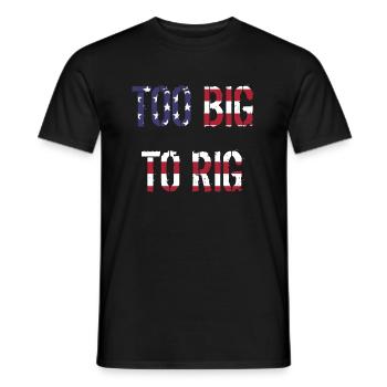 TROP GRAND POUR ÊTRE TRUQUÉ 2024 - T-shirt homme - noir - Devant - AI Model Male 178 light (178cm)