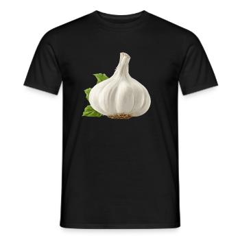 Knoblauch - Männer T-Shirt - Schwarz - Vorne - AI Model Male 178 light (178cm)