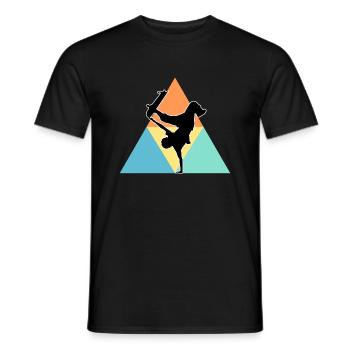 Skateboarding - Männer T-Shirt - Schwarz - Vorne - AI Model Male 178 light (178cm)