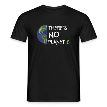Il n'y a pas de cadeau de protection du climat de la planète B - T-shirt homme - noir - Devant - AI Model Male 178 light (178cm)