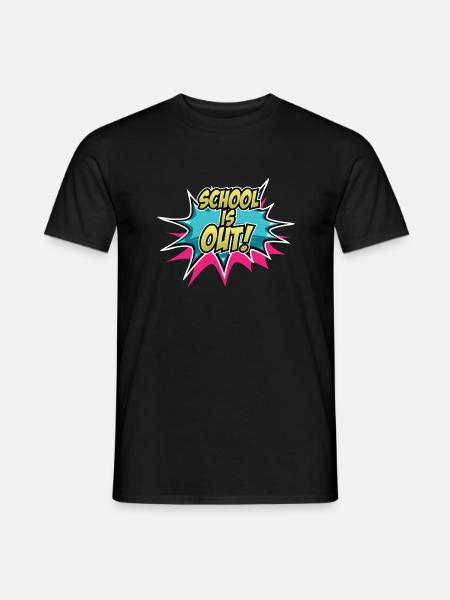 cooles Schule ist aus letzter Schultag Shirt - Männer T-Shirt - Schwarz
