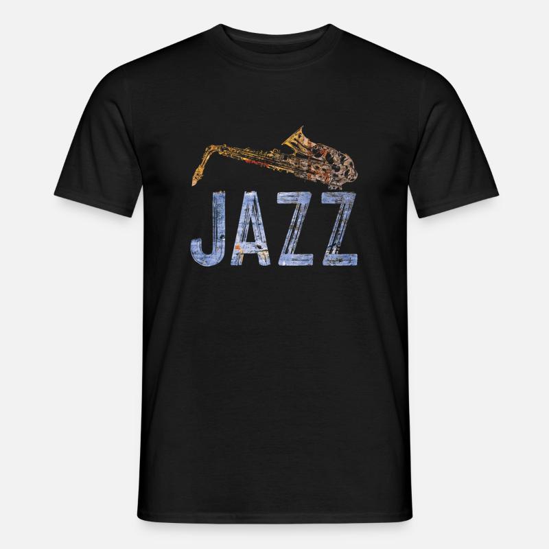 jazz - Mænd T-shirt - sort