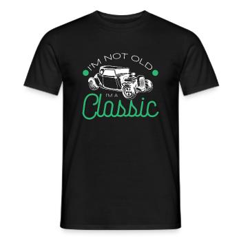 Vintage Car Truck Birthday I'm Not Old I'm A Class - Männer T-Shirt - Schwarz - Vorne - AI Model Male 178 light (178cm)
