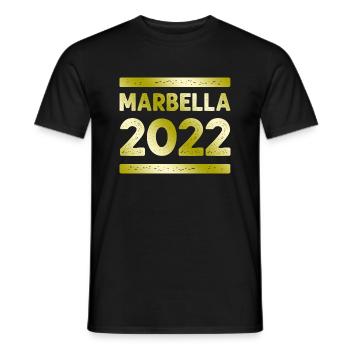 Marbella Party Crew - Men's T-Shirt - black - Front - AI Model Male 178 light (178cm)