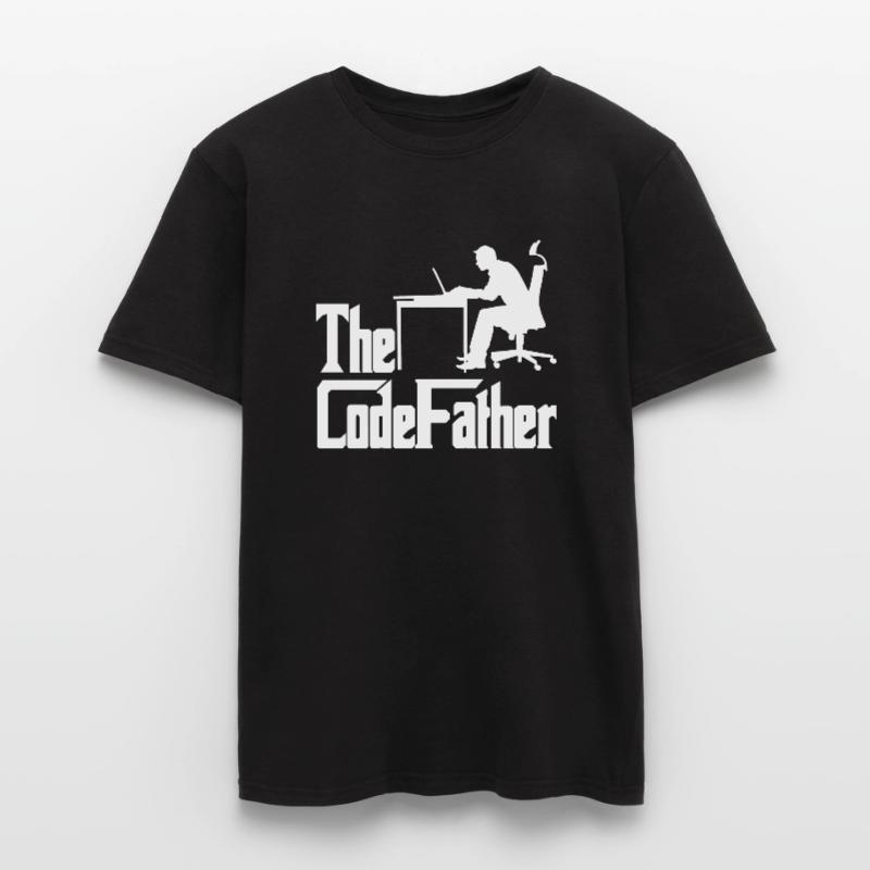 The Codefather Programmer Coder Developer Software Männer T-Shirt