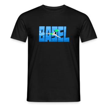 Wickelfisch aus Basel - Männer T-Shirt - Schwarz - Vorne - AI Model Male 178 light (178cm)