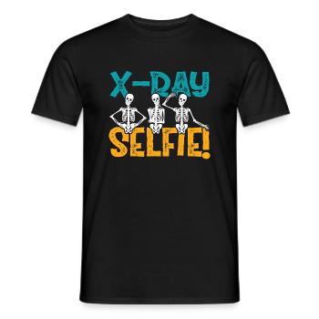 X-Ray Selfie! - Männer T-Shirt - Schwarz - Vorne - AI Model Male 178 light (178cm)