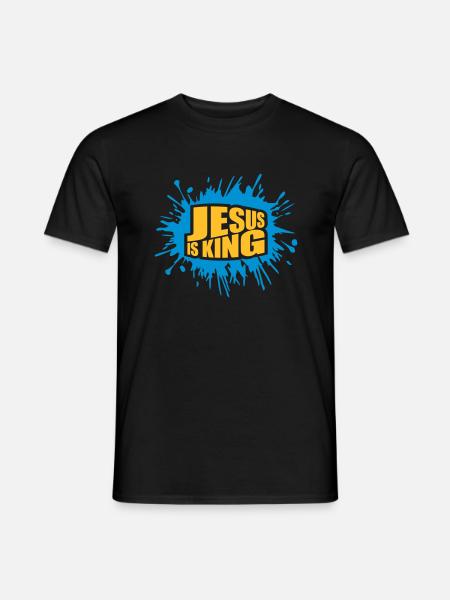 jesus is king quote - Men's T-Shirt - black