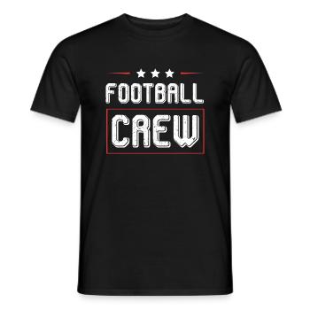 Équipe de football - T-shirt homme - noir - Devant - AI Model Male 178 light (178cm)