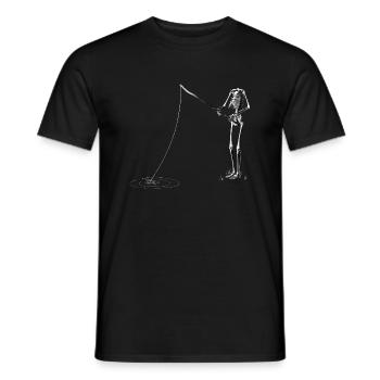 PÊCHEUR SANS TÊTE - T-shirt homme - noir - Devant - AI Model Male 178 light (178cm)