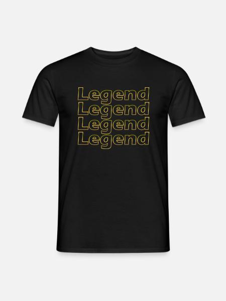 Legend Legend Legend Legend Gift - T-shirt homme - noir