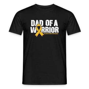 Père d’un guerrier Conception du cancer infantile - T-shirt homme - noir - Devant - AI Model Male 178 light (178cm)