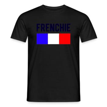 Frenchie France French man - Men's T-Shirt - black - Front - AI Model Male 178 light (178cm)