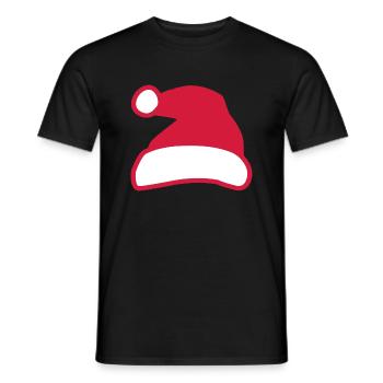 Santa Claus - Men's T-Shirt - black - Front - AI Model Male 178 light (178cm)