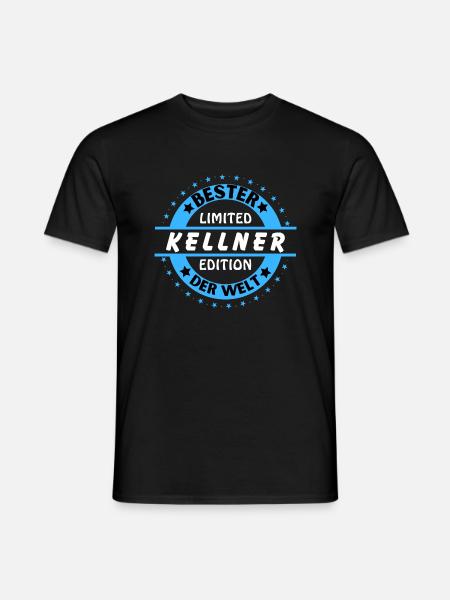 Bester Kellner der Welt - Männer T-Shirt - Schwarz
