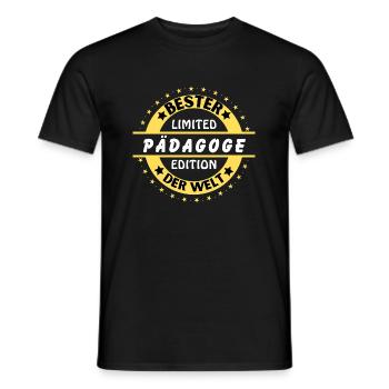 Meilleur éducateur au monde - T-shirt homme - noir - Devant - AI Model Male 178 light (178cm)