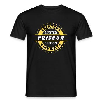 Meilleur coiffeur du monde - T-shirt homme - noir - Devant - AI Model Male 178 light (178cm)