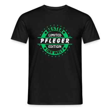 Meilleur soignant au monde - T-shirt homme - noir - Devant - AI Model Male 178 light (178cm)