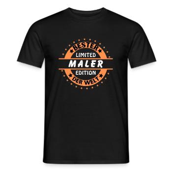 Meilleur peintre du monde - T-shirt homme - noir - Devant - AI Model Male 178 light (178cm)