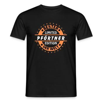 Best doorman in the world - Men's T-Shirt - black - Front - AI Model Male 178 light (178cm)