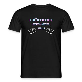Hömma T-shirt Spruch - Männer T-Shirt - Schwarz - Vorne - AI Model Male 178 light (178cm)