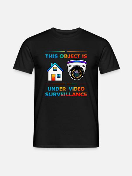 Building surveillance - Men's T-Shirt - black