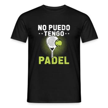 Ich kann Padel Gift Padelist nicht haben - Männer T-Shirt - Schwarz - Vorne - AI Model Male 178 light (178cm)