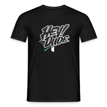 hey Kumpel - Männer T-Shirt - Schwarz - Vorne - AI Model Male 178 light (178cm)