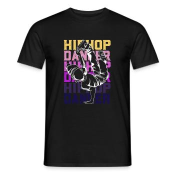 Breakdance Breakdancer - Männer T-Shirt - Schwarz - Vorne - AI Model Male 178 light (178cm)