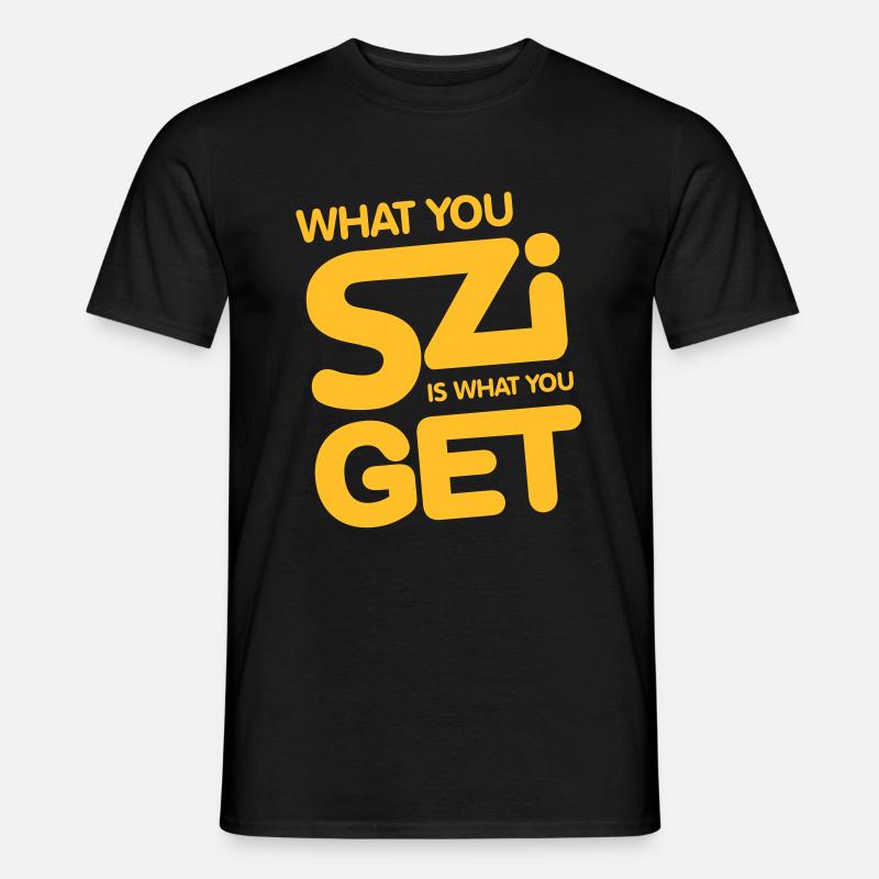 Sziget shirt - Men’s T-shirt - black