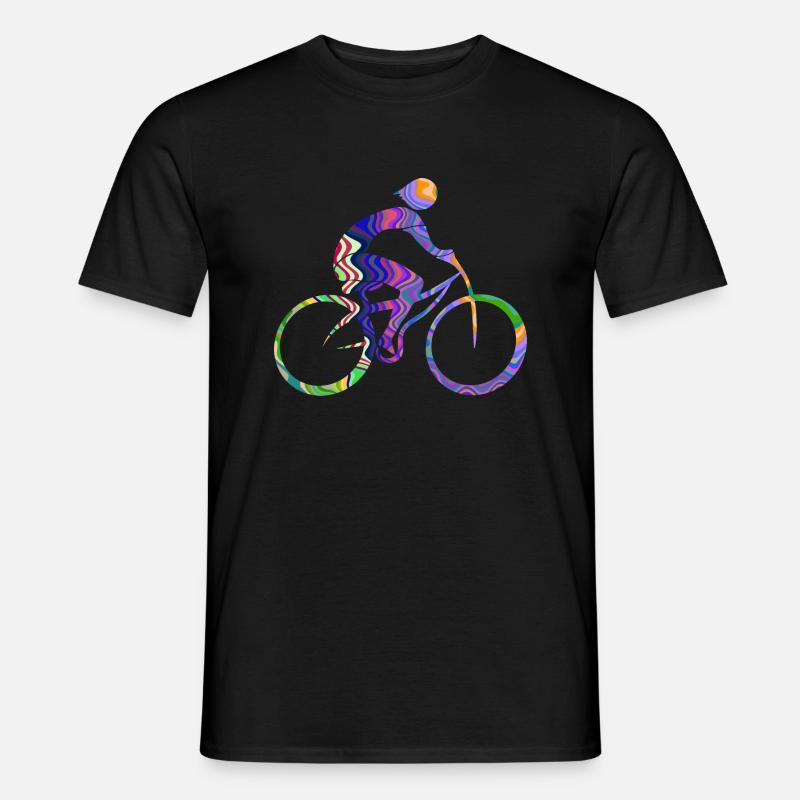 Radfahrer - Männer T-Shirt - Schwarz