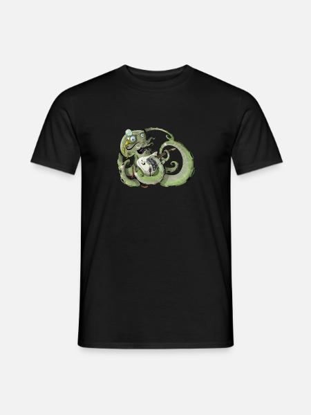 Bob der Krake Gleichgewicht der Schicht! - Männer T-Shirt - Schwarz