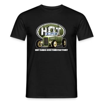 Hot rod - Men's T-Shirt - black - Front - AI Model Male 178 light (178cm)