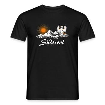 Südtirol - Männer T-Shirt - Schwarz - Vorne - AI Model Male 178 light (178cm)