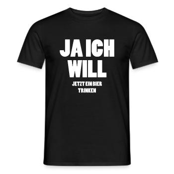 JGA Hochzeit Lustiger Bier Spruch - Männer T-Shirt - Schwarz - Vorne - AI Model Male 178 light (178cm)