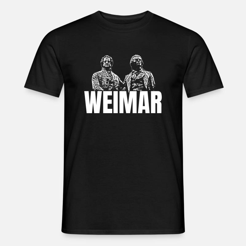 Weimar - Männer T-Shirt - Schwarz