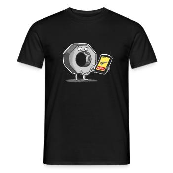 Rencontre - T-shirt homme - noir - Devant - AI Model Male 178 light (178cm)