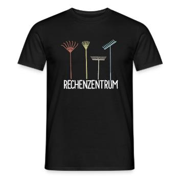 Rechenzentrum Gartengeräte - Männer T-Shirt - Schwarz - Vorne - AI Model Male 178 light (178cm)