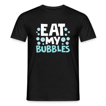 I Beat People With A Stick Swim Team Funny Swimmin - Männer T-Shirt - Schwarz - Vorne - AI Model Male 178 light (178cm)